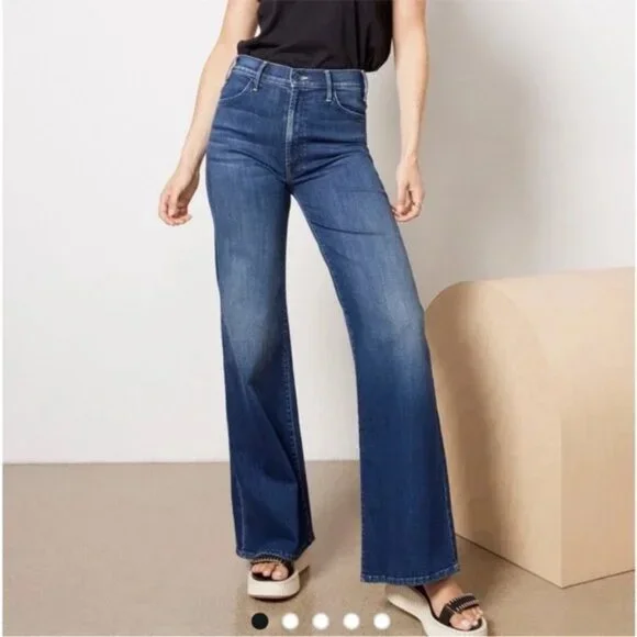 💕MOTHER💕 The Hustler Roller Sneak Jeans ~ Easy Does It 30 NWOT